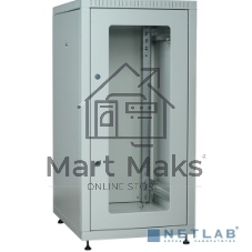 Шкаф LINEA E 24U ITK LE35-24U66-GM 600х600мм двери 2шт стек. и метал. сер.