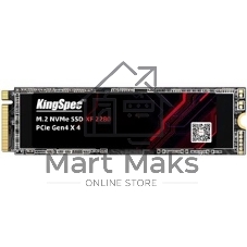 Накопитель SSD Kingspec PCI-E 4.0 x4 512Gb XF-512 M.2 2280