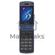 Мобильный телефон Maxvi E11 синий/серебристый