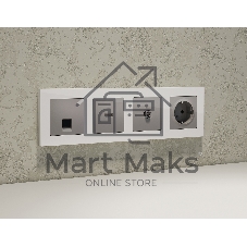 Комплект механизма розетки HDMI 2.0 ALFA Сталь матовый 40V/500mA 2.0GHz 5-18Gbit/s QUANT (AP5140, VM222) MA514010
