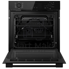 Духовой шкаф Kuppersberg HO 622 BB, High-Tech, 78 л, комбинированное управление, дисплей, таймер, 11 режимов, макс. температура 300 градусов, гриль, телескопические направляющие (на 1 уровень), энергоэффективность А, цвет черный, цвет фурнитуры черный