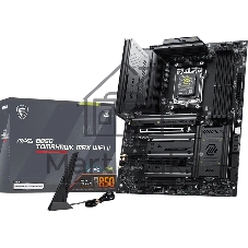 Материнская плата MSI MAG B850 TOMAHAWK MAX WIFI II, AM5, AMD B850, 4xDDR5, 4xSATA, 4xM.2, 1xPCIe 5.0 x16, 1xPCIe 4.0 x16, 1xPCIe 3.0 x16, 1xHDMI, 1xDP, 1x5Gb LAN, Wi-Fi 7, Bluetooth 5.4, 3xUSB-C 10Gbps, 2xUSB-A 10Gbps, 1xUSB-A 5Gbps, 4xUSB-A 2.0, 3x3.5 мм + S/PDIF оптический, 7.1, чёрный, ATX