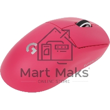 Мышь беспроводная Logitech G PRO X SUPERLIGHT розовый, 25600 dpi, радиоканал, USB, кнопки - 5