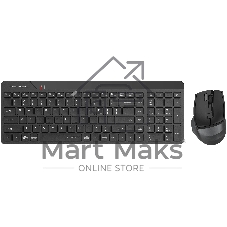 Комплект клавиатура+мышь A4Tech FG2400 Air2 беспроводной, USB, 2000 DPI, чёрный
