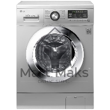 Стиральная машина LG F1296TD4 серебристый, загрузка фронтальная 8 кг, 1200 об/мин, класс: А