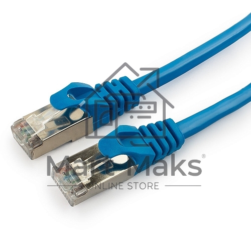Патч-корд FTP Cablexpert кат.6, 1м, литой, многожильный (черный)