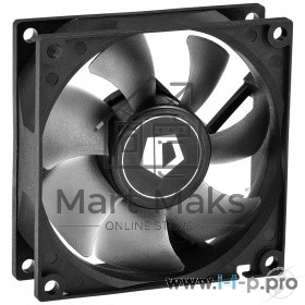 Вентилятор для корпуса ID-Cooling NO-8025-SD черный, 80 мм, 2000 об/мин, 21 дБ, 3 pin