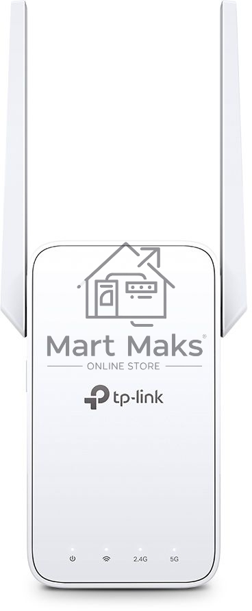 Усилитель TP-Link Wi-Fi сигнала AC1200 OneMesh Wi-Fi Range Extender/Signal Amplifier, dual-band Wi-Fi, two external antennas, 1 10/100Mbps port, 1 WPS button, supports RE/AP mode, Smart signal indicator, easy setup/management via Tether APP/Web UI.