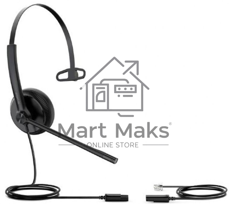 Гарнитура проводная Yealink YHS34 Mono