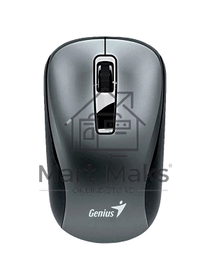 Мышь беспроводная Genius NX-7010 серый, 1200 dpi, радиоканал, USB, кнопки - 3