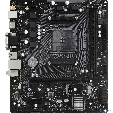 Материнская плата ASRock B550M-HDV, AM4, AMD B550, 2xDDR4, 4xSATA, 1xM.2, 1xPCIe 4.0 x16, 1xDVI-D, 1xHDMI, 1xVGA, 1x 1Gb LAN, 3x3.5 мм, 7.1, mATX