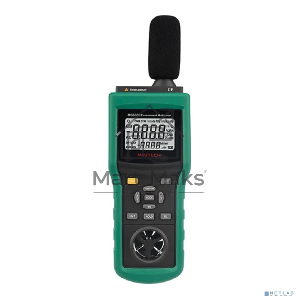 Многофункциональный тестер окружающей среды MS6300 MASTECH