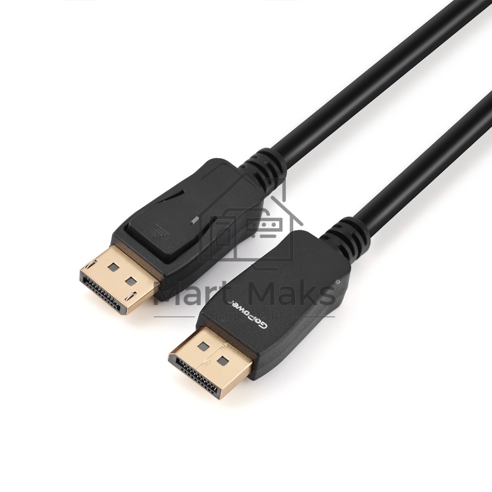 Кабель а/в GOPOWER Длина 1.8 м Разъёмы DisplayPort (m)-DisplayPort (m) Цвет черный 00-00028932