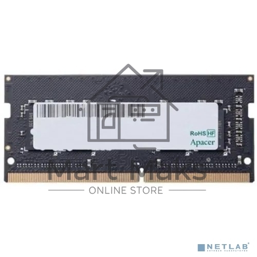 Оперативная память Apacer, DDR4, 32GB (1x32GB), 3200MHz, CL22, SO-DIMM