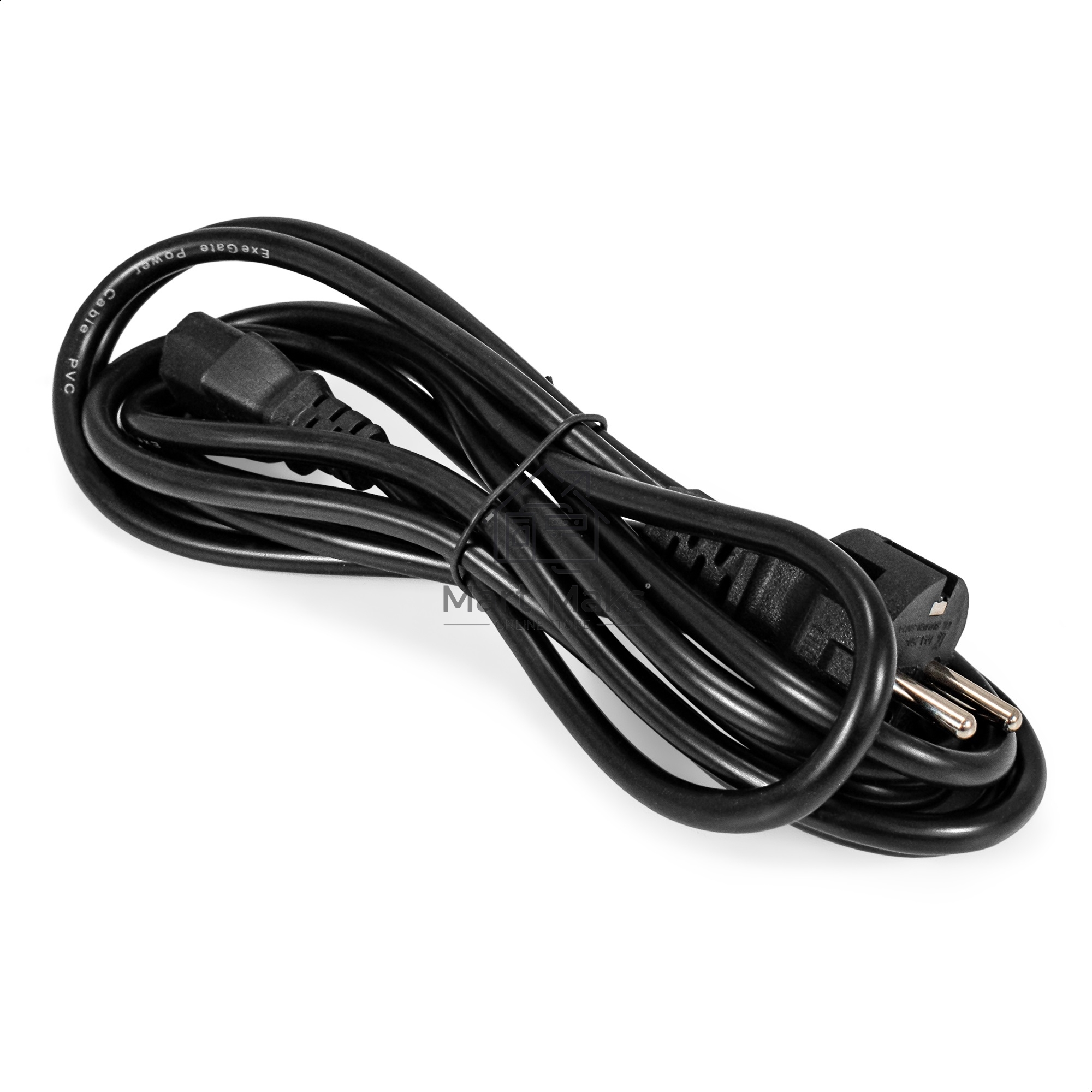 Кабель питания ExeGate Special PC-3S (Евровилка Schuko->C13, 3*1.0mm2, CCA, черный, 3м)