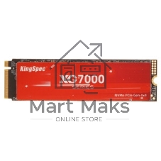 Накопитель SSD KingSpec XG7000, 1Tb, PCIe 4.0 x4, M.2 2280, NVMe, R/W 7400/6600