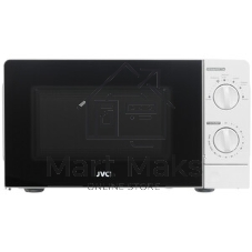 Микроволновая печь JVC JK-MW123M белый, 20 л, 700 Вт, переключатели - поворотный механизм