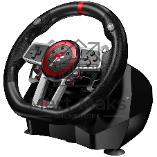 Игровой руль с педалями FLASHFIRE ES900R (Совместим с Nintendo Switch, PS3, PS4, Xbox One, Xbox XSX/XSS, ПК; USB подключение)