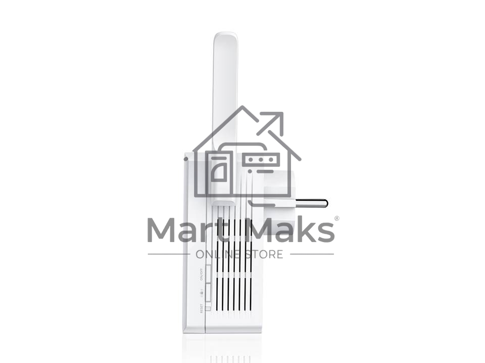 Сетевой адаптер TP-Link SOHO TL-WA860RE 300Mbps Wireless N Wall Plugged Range Extender with AC Passthrough, QCA(Atheros), 2T2R, 2.4GHz, 802.11b/g/n, 1 10/100Mbps LAN port, Range Extender button, Range Extender mode, suppo поставляется без кабеля RJ-45