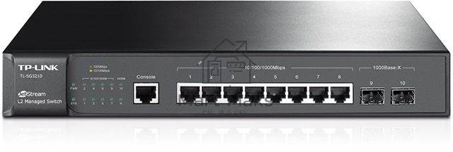 Коммутатор TP-Link SMB TL-SG3210 JetStream 8-Port Gigabit L2 Lite Managed Switch with 2 SFP Slots