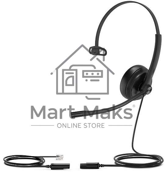 Гарнитура проводная Yealink YHS34 Mono