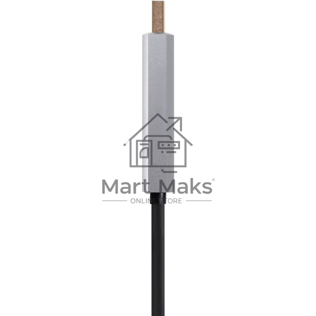 Кабель-адаптер VCOM USB Type-Cm --> DP1.4v (m) 8K@60Hz, 1.8m, Alum Shell
