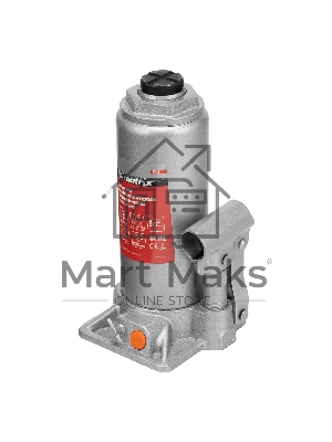 Домкрат гидравлический бутылочный Matrix, 8 т, h подъема 230–457 мм