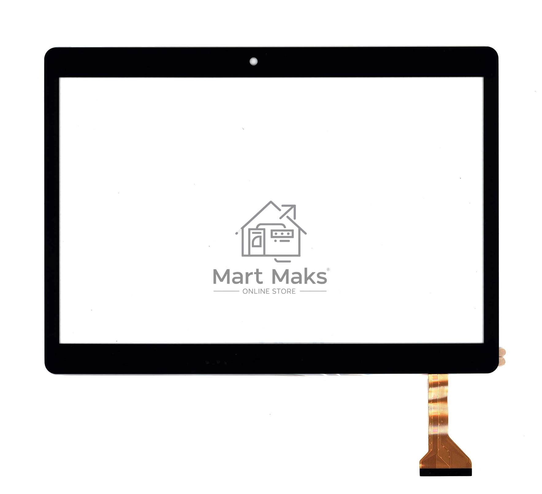 Сенсорное стекло (тачскрин) для Prestigio MultiPad Wize PMT3096 1069A4, черное