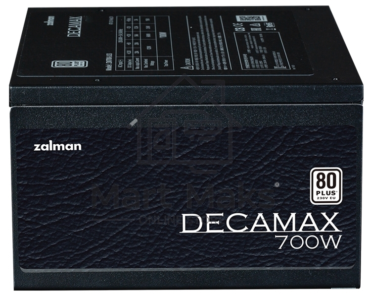 Блок питания Zalman ZM700-LX3, 700Вт. 80 PLUS, 120мм, черный