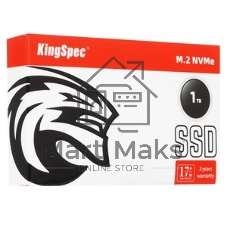 Накопитель SSD KingSpec XG7000, 1Tb, PCIe 4.0 x4, M.2 2280, NVMe, R/W 7400/6600