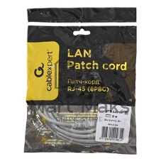 Патч-корд FTP Cablexpert cat.5e, 3м, литой, многожильный серый