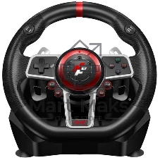 Игровой руль с педалями FLASHFIRE ES900R (Совместим с Nintendo Switch, PS3, PS4, Xbox One, Xbox XSX/XSS, ПК; USB подключение)
