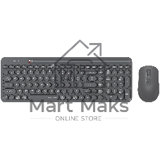 Комплект клавиатура+мышь A4Tech FStyler FG3300 Air2 беспроводной, USB, 2000 DPI, серый