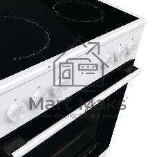 Плита электрическая Gorenje GEC6A11WG белый, конфорок 4 шт, духовка 65 л, 60 см x 85 см x 60 см
