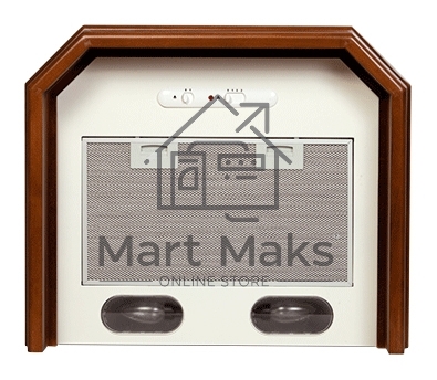 Вытяжка каминная Elikor Пергола 60П-650-П3Л бежевый/неокрашенный дуб, 60 см, 650 куб. м/ч, 60 дБ