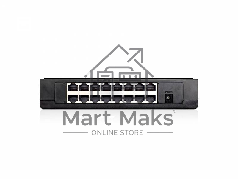 Коммутатор TP-Link SMB TL-SF1016D Коммутатор 16-port 10/100M Desktop Switch, 16 10/100M RJ45 ports, Plastic case