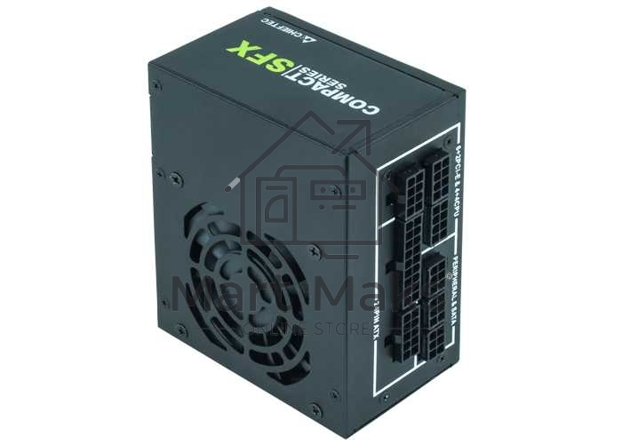 Блок питания Chieftec Compact CSN-550C Retail, 550Вт, 80 PLUS Gold, 80мм, модульный, черный