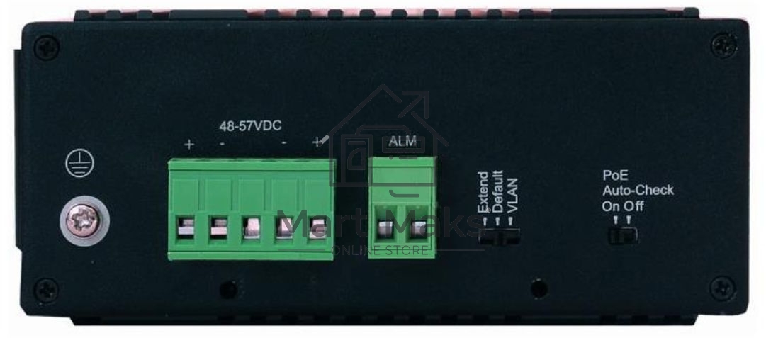 Коммутатор Osnovo SW-60812/I 8x100Mb 1G 2SFP 300W