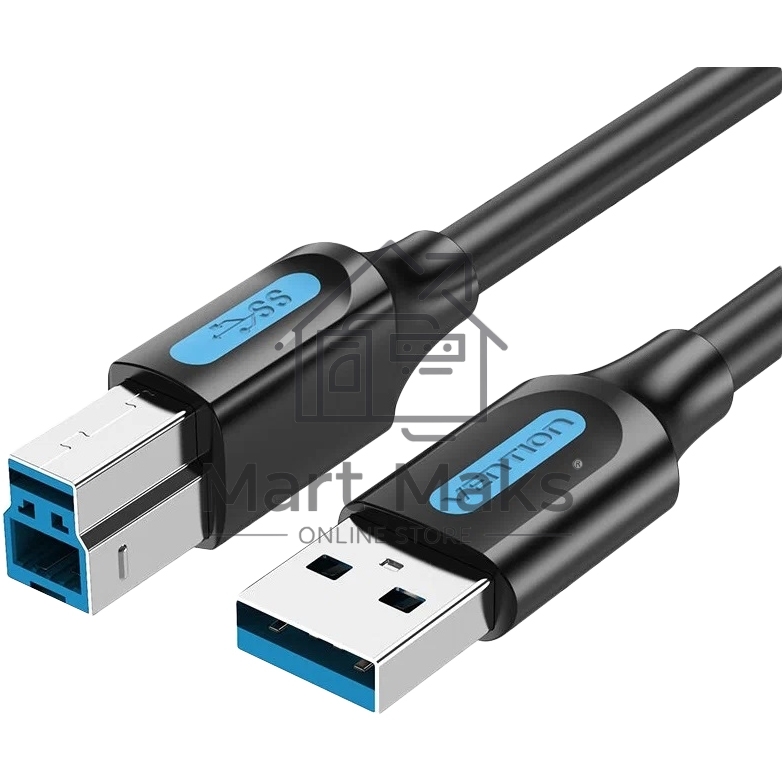 Кабель Vention USB 3.0 AM/BM - 1.5м