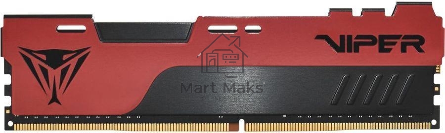 Оперативная память Patriot Viper Elite II, DDR4, 32GB (1x32 GB), 3600 MHz, CL20, DIMM, радиатор, красный, черный