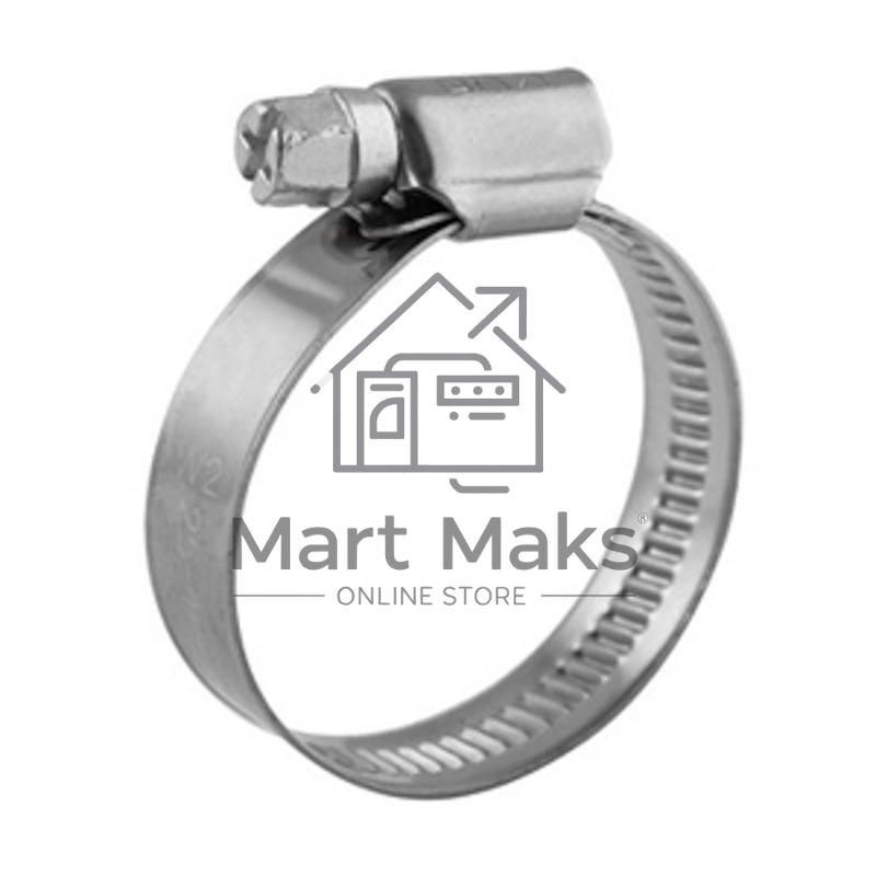 Хомут червячный Rexant 20-32/12-0,8 мм, нержавеющая сталь W2, (50 шт/уп)