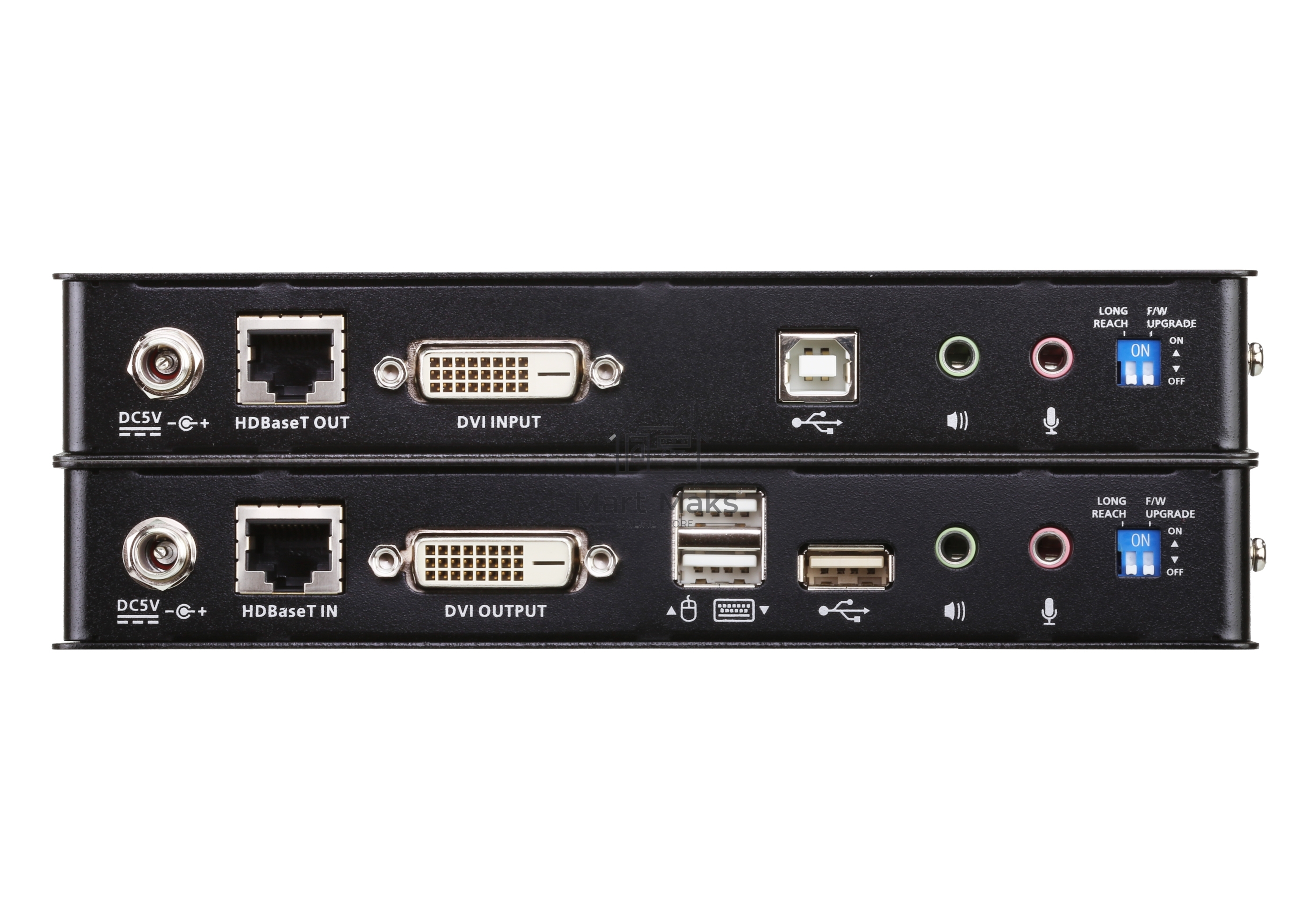 USB, DVI, КВМ-удлинитель HDBaseT™ 2.0 (1920 x 1200 100 м) DVI HDBase T2.0 KVM Extender