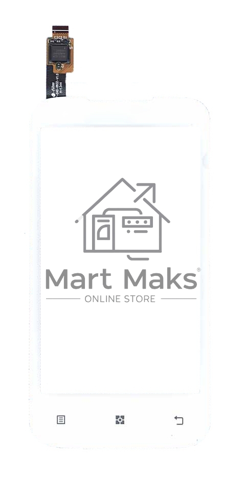 Сенсорное стекло (тачскрин) для Lenovo A376, белое