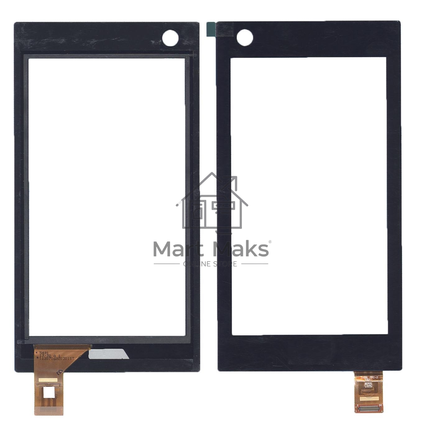 Сенсорное стекло (тачскрин) для Asus 5491L FPC-2, черное