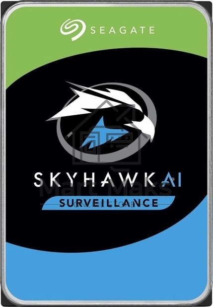 Жесткий диск Seagate HDD SATA 8Tb, SkyHawk Surveillance, 7200 rpm, 256Mb buffer, ST8000VX009, 1 year