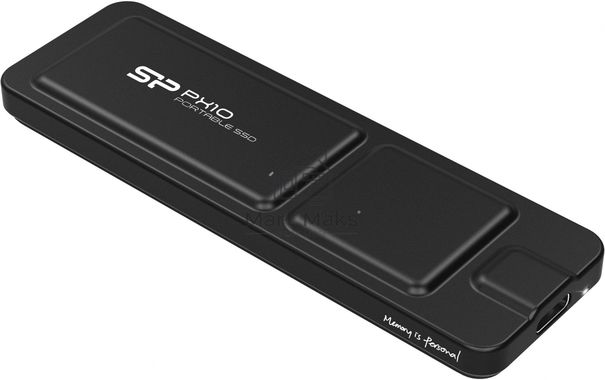 Твердотельный диск 4Tb Silicon Power PX10, External, USB TypeC 3.2, черный, read/write 1050/1050 Mb/s