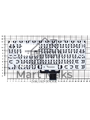Клавиатура для ноутбука Asus Chromebook C200M C200MA черная