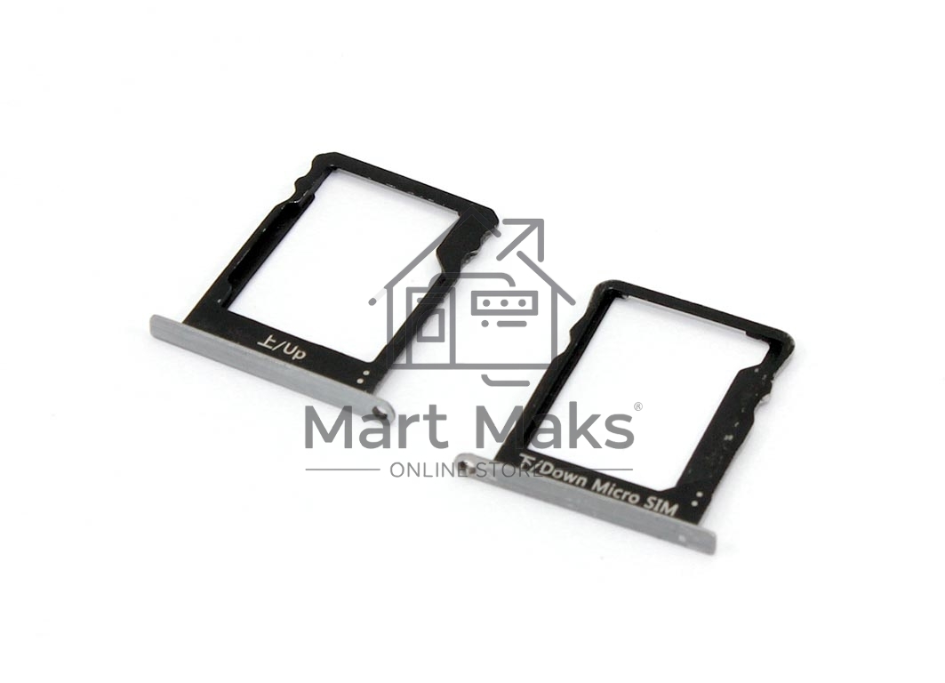 Лоток для SIM-карты Huawei P8 Lite серебристый