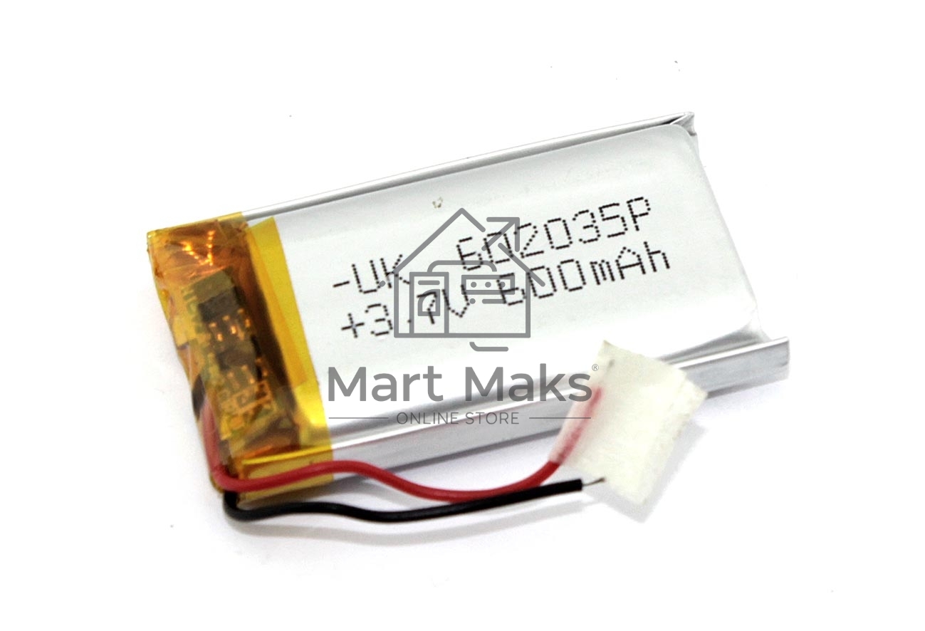 Аккумулятор Li-Pol (батарея) 6*20*35мм 2pin 3.7V/600mAh
