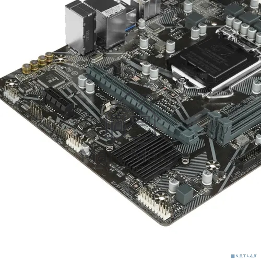 Материнская плата Gigabyte H510M S2H V3 (V2.0), LGA 1200, Intel H470, 2xDDR4, 4xSATA, 1xM.2, 1xPCIe 3.0 x16, 1xDP, 1xHDMI, 1xVGA, 1x 1Gb LAN, 2xUSB-A 3.2 Gen 1, 4xUSB-A 2.0, 3x 3.5 мм, 7.1, mATX